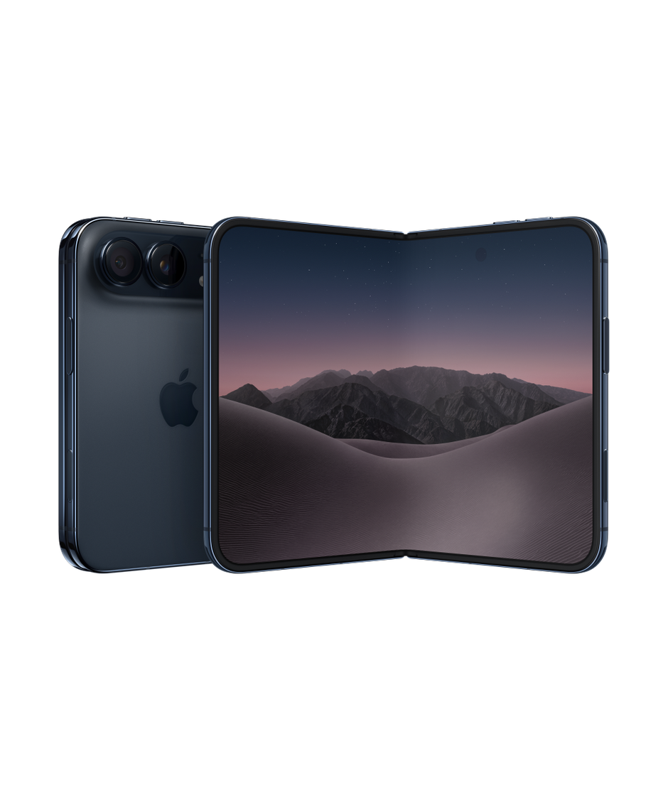 iPhone Duoの新色ナイトスカイの本体