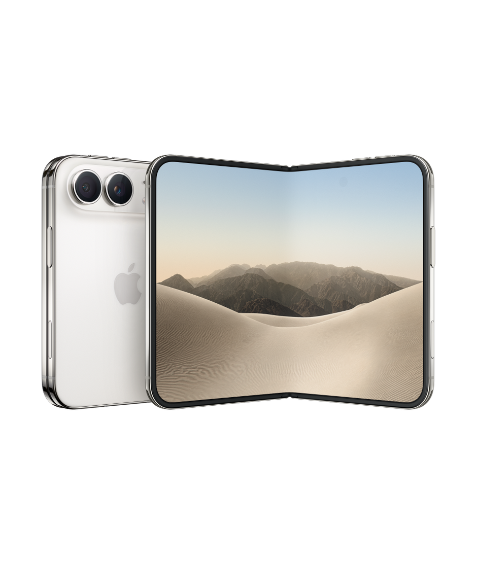 iPhone Duoのスターホワイトの本体