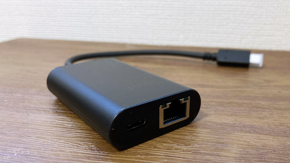 WiFi STATION SH-54Cに同梱されるUSB-Ether変換ケーブル